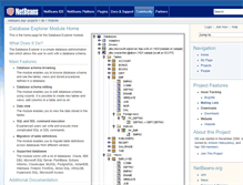 Tablet Screenshot of db.netbeans.org
