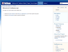 Tablet Screenshot of fr.netbeans.org